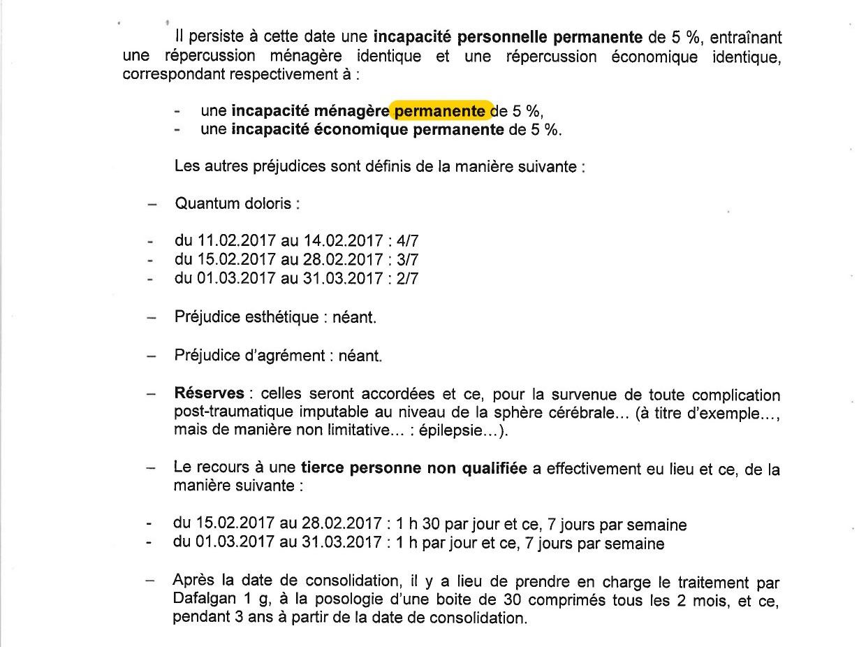 Conclusions médicales 1/2 Conclusions médicales 1/2