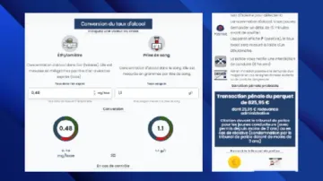 Conversion du taux d'alcool