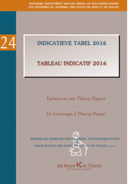 Gids indicatieve tabel 2016